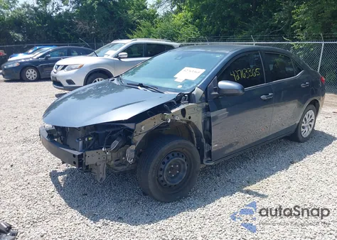 2018 Toyota Corolla Le из США, поврежденный, VIN 5YFBURHE3JP783985